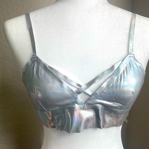 Metallic bralette